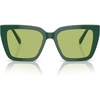 Green/Light Green Mirrored Silver