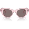 Transparent Pink/Light Purple Brown