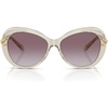 Transparent Beige/Violet Gradient