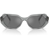 Transparent Dark Grey/Grey Mirrored Black