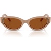Beige/Dark Brown