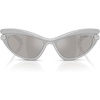 Silver/Light Grey Mirrored Silver