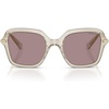 Transparent Beige/Violet