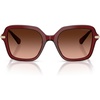 Transparent Burgundy/Pink Gradient Grey
