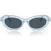 Transparent Light Blue/Dark Grey