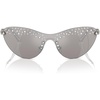 Gunmetal/Light Grey Mirrored Silver
