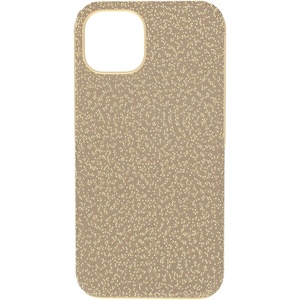 Swarovski High Phone Case for iPhone 14, with Integrated Bumper, Silver Crystals; Part of The High Collection(Gold Tone Crystals)