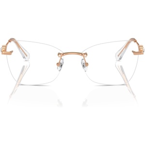 Swarovski womens Sk1014 Butterfly Prescription Eyewear Frames(Rose Gold/Demo Lens)