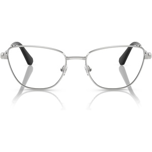 Swarovski womens Sk1018 Cat Eye Prescription Eyewear Frames(Silver/Demo Lens)