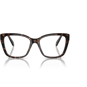 Swarovski womens Sk2008 Square Prescription Eyewear Frames(Havana/Demo Lens)
