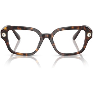 Swarovski womens Sk2039 Square Prescription Eyewear Frames(Havana/Demo Lens)