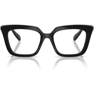 Swarovski womens Sk2043f Low Bridge Fit Square Prescription Eyewear Frames(Black/Demo Lens)