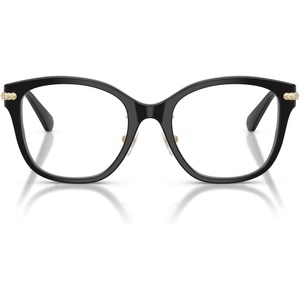 Swarovski womens Sk2044f Low Bridge Fit Square Prescription Eyewear Frames(Black/Demo Lens)