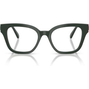 Swarovski womens Sk2048 Square Prescription Eyewear Frames(Dark Green/Demo Lens)