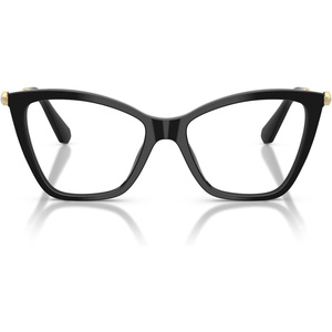 Swarovski womens Sk2051 Cat Eye Prescription Eyewear Frames(Black/Demo Lens)