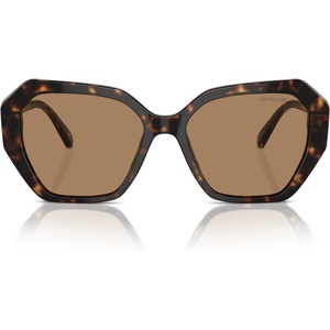 Swarovski womens Sk6017f Low Bridge Fit Cat Eye Sunglasses(Pale Gold/Photochromic Beige to Brown)