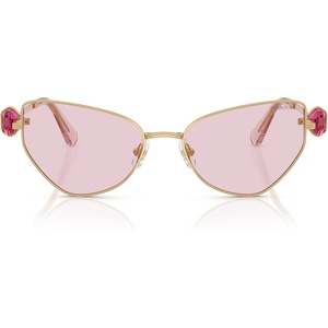 Swarovski womens Sk7003 Butterfly Sunglasses(Gold/Pink Transition)