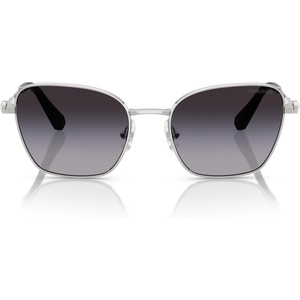 Swarovski womens Sk7029 Aviator Sunglasses(Silver/Gradient Grey)