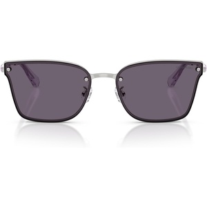 Swarovski womens Sk7036d Rectangular Sunglasses(Silver/Violet)