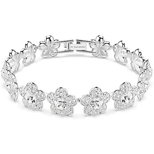 Swarovski x Ariana Grande Jewelry Collection: Necklace, Bracelet, Choker, Earrings, Crystals, Crystal Pearls, Rhodium Finish(Clear Bracelet)
